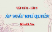 Áp suất khí quyển: Ví dụ, Đặc điểm, Cách đo, Công thức tính và ứng dụng của áp suất khí quyển - Vật lý 8 bài 9
